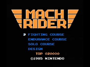 Mach Rider (NES) Music - Race Clear