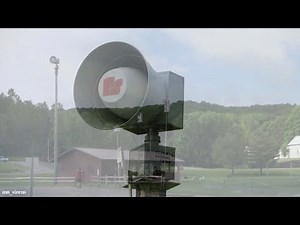 Federal Signal 2001-SRNB Siren Test - Full Alert - Knapp, Wisconsin
