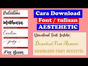 CARA DOWNLOAD FONT DARI GOOGLE || Simpel banget !! dafont.com