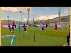 Fc Barcelona - Ball Control & Passing Drill & Finishing