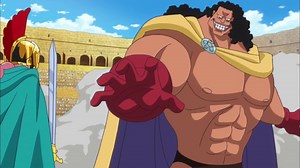 Dressrosa (629-750) | E657 - The Most Violent Fighter! Logan vs. Rebecca!