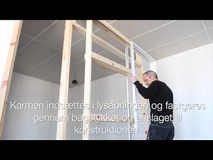 Montering af SVALK indbygningskarm HD