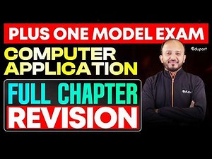 Plus One Computer Application Full Chapter Revision | Eduport Plus One