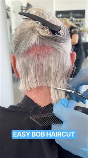 EASY BOB HAIRCUT TECHNIQUE BY VIVYAN HAIR DESIGN! 🏆✂️ #vivyanhairdesign #bobhaircut #haircutting