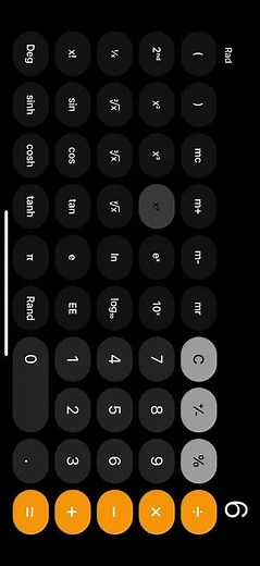 How to Use The Power Function on A IPhone Calculator
