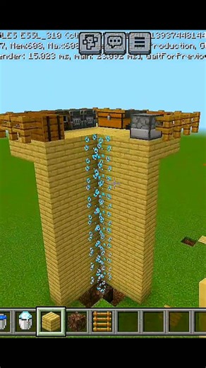 INVISIBLE Ladder 🤯 #minecraft #ytshorts #shorts