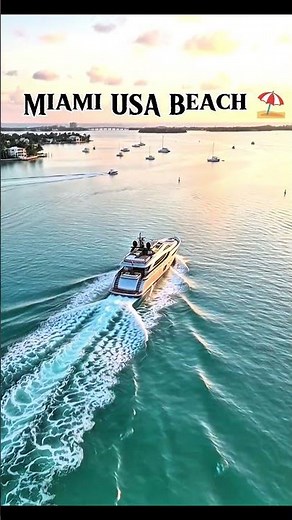 Miami Beach 🏖️⛱️ USA #america #exploreamerica #travel #usafacts #trending #youtubeshorts #citydrive