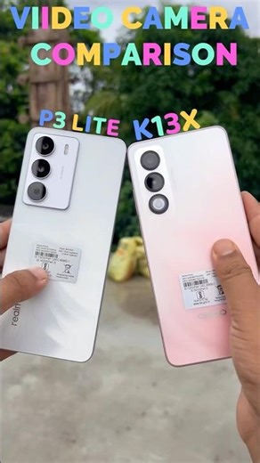Realme P3 Lite Vs Oppo K13x Video Camera Comparison 📹