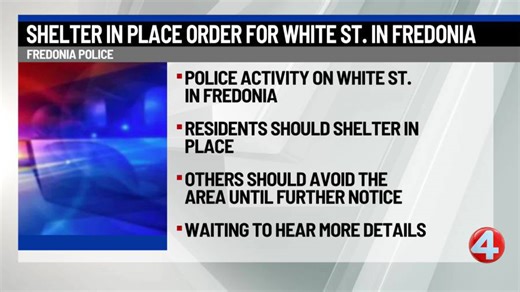 Shelter in place order lifted in Fredonia