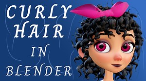 How to Make Curly Hairstyles without particles in Blender