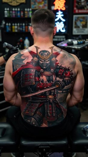 Stunning Realistic Samurai Tattoo Designs