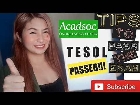 TIPS TO PASS THE TESOL EXAM| PASSED| UPDATED| KIM MADISON
