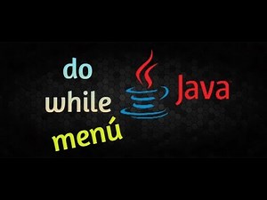 Menú usando Do While/Switch en Java(1/2)