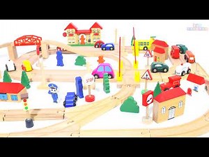 Train videos - Wooden toy trains