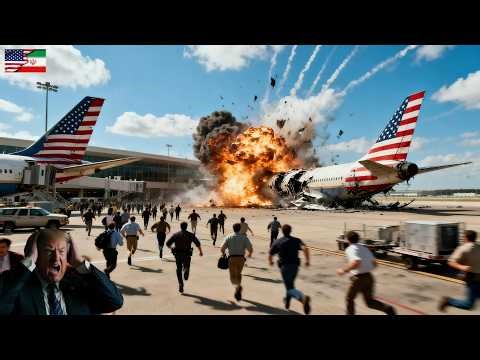 5 minutes ago! US international airport destroyed by Iranian ballistic missile, see what happened?