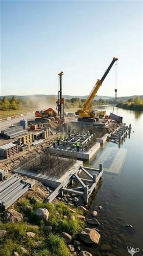 Riverside Penthouse villa 🏠......... #construction #engineering #timelapse