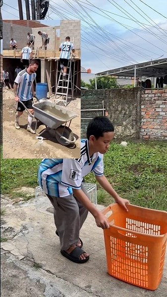kenapa tiba tiba Messi jadi kuli?🤔