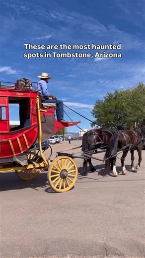 🪦The spookiest town too tough to die 👻Tombstone Arizona— once a place where silver reigned supreme and people were killed or willing to kill to get it, is now a tourist hotspot, and known to be filled with spirits who can’t seem to stay away from the “Wild West”. . . 👻There’s lots to do in Tombstone, but this October, take a day trip or stay overnight to learn more about the haunted people, places, and the stories behind them! . . 🕷️Boothill Graveyard: In Tombstone there were two cemeteries.
