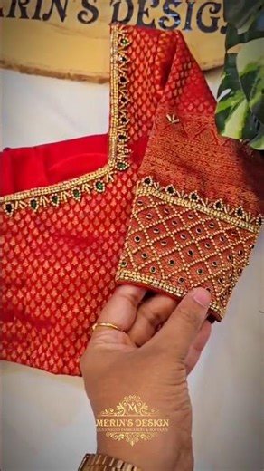 @merins_design 🪄 customised bridal blouse🪄.For Enquiries DM to Instagram and WhatsApp📲+91 8943644088