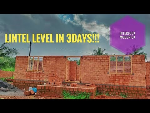 Interlock brick house in 3 days!! | Eco-friendly mud house | Contemporary budget home