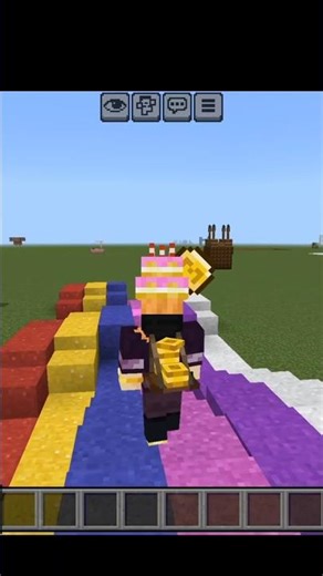 RAINBOW FLOOR #minecraft #gaming #subscribers #viral