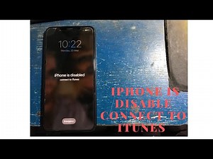 how to flash iPhone X, Xs, Xs Max, Xr,11,11 Pro,11 Pro Max iPhone is disable Connect to iTunes Easy