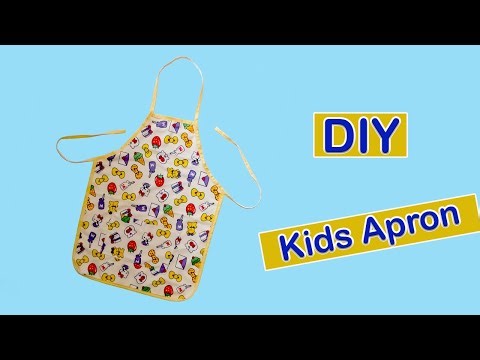 How To Make Kids Apron - Easy Sewing Tutorials –DIY Apron Kids –Cara Membuat Celemek Anak Handmade
