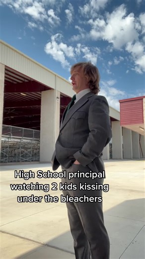 High School Principal Witnesses Under-Bleachers Kiss | Comedy POV