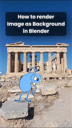 Yana Zavialova. 3D Animator on Instagram: "Confusing Blender feature: If you want to render Image as background in Blender, you might think that Add → Image → Background will work for you. Guess what? I checked - it doesn't. 😅 Adding Background is almost the same as adding Reference: when you press Render, you won't see your imported Images. What you need is this: Add → Image → Mesh Plane. And now you can add any picture as a background for your model or animation and render them together. 🙌 M