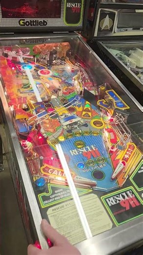 1994 Gottlieb Rescue 911 Pinball Machine Arcade Game