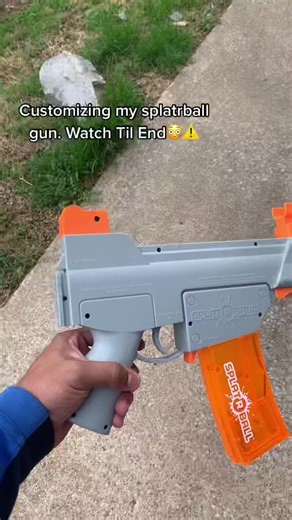 Custom Splatter Ball Gun Customization | Must-See TikTok Video