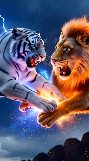 Ultimate Animal Battle | Who Would Win? #shortsviral#tiger and lion