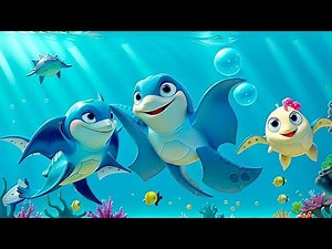 Coralia the Courageous Manta Ray: A Beautiful Underwater Adventure! [Cartoon Story for Kids]