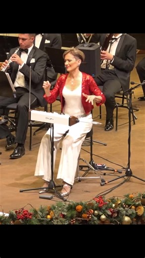 157K views · 2.1K reactions | Katica Illényi - theremin & Lithuan Symphony Wind Orchestra Conducted by Karolis Variakojis Title: O Mio Babbino Caro Composed by Giacomo Puccini | Khánh Jenny | Facebook