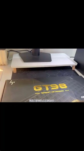 惠普（HP）GT98机械键盘无线有线蓝牙三模gasket客制化电竞游戏键盘办公电脑 高颜值海盐星轻羽轴