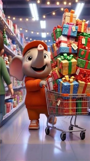 Baby Elephant Christmas Shopping: So Adorable You'll Melt!