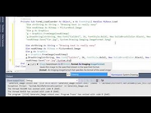 Draw Text on Images in VB net using Graphics
