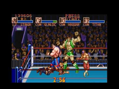 Slam Master game play (snes)