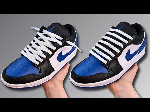 How To Lace Jordan 1 Lows Without Tying (2 SLIP ON HACKS)