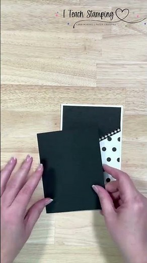Black and White Card Making Ideas | Stampin Up Card Ideas 2022 #shortsvideo ‪@ITeachStamping‬