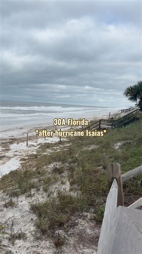 Poor dunes are gone. We are thankful that most damage is minor