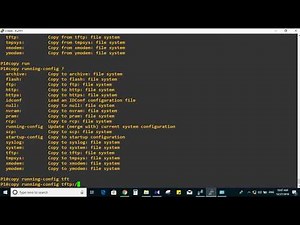Backup Cisco Router's config files