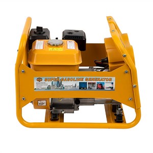 [Hot Item] Yellow Single Phase Portable Power Electric Start Gasoline Generator
