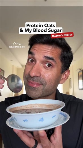 Rohan Sehgal on Instagram: "EP327: Protein Oats & My Blood Sugar #AD | The Sugar Spike Show . Oats have become one of the most popular breakfast choices, but they’re still mostly carbs. In this video, I’m seeing if it’s better to have protein oats, not just for the added protein, but also for lower sugar spikes. And why? Because lower sugar spikes mean steady energy without energy crashes. . This is a partnership video with @thedrchoice . Discount Code: DCROHAN . Disclaimer: I’m not a diabetic. 