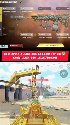 Best Mythic AGR 556 [Flying Dutchman] 🔥 Loadout for BR ✅ 2026 | Low Recoil SMG Gunsmith | COD Mobile