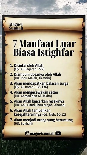 7 Manfaat Istighfar Amalan Pembuka Pintu Rezeki dan Surga