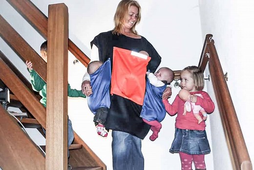 Baby Mover emergency rapid evacuation device for Childcare and Hospitals