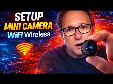 SETUP Mini Spy Camera WiFi Wireless 1080P HD with 32G SD Card