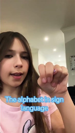 The alphabet in sign language