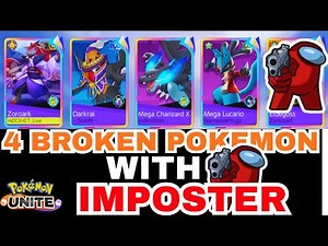 “When the IMPOSTER Joins Your Team in Pokémon Unite 😭🔥”#pokemonunite